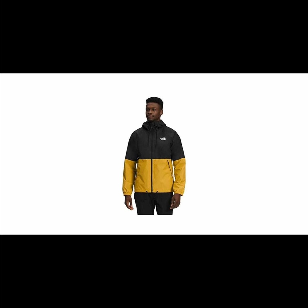 THE NORTH FACE Antora Rain Hoodie  Jacket TNF Black/Arrowwood Yellow
